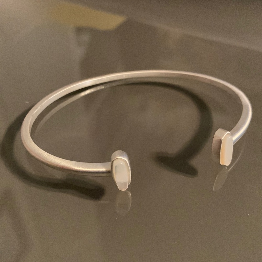 Kendra Scott Mavis Bright Silver Cuff Bracelet - Picture 2 of 9